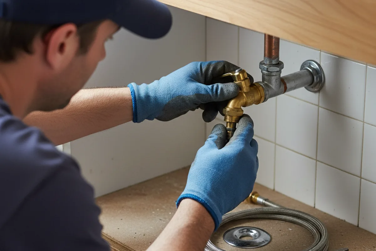 Shutoff valve and fitting work during Faucet and Fixture Repair in Madison Heights